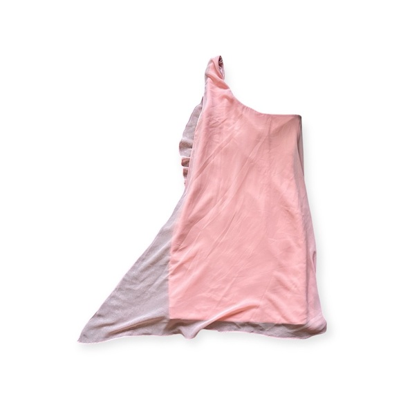 Bebe Pink One Shoulder Dress Women’s Size XXS - Picture 2 of 7